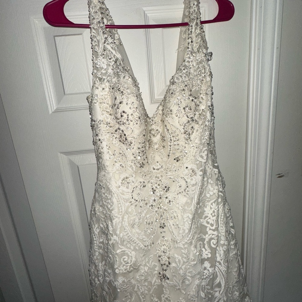 Elegant Lace Wedding Dress - Picture 2 of 9